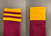 Chaussettes de football classiques en coton éponge à rayures pour jeunes, respirantes et antibactériennes, pour hommes, idéales pour le sport et la gym - Vente en gros sur mesure