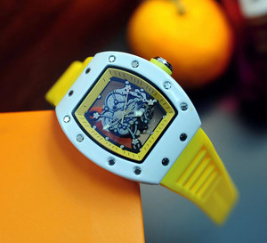 2024 Top Brand Luxury <strong>Fashion</strong> Hollow Out Quartz <strong>Watch</strong> Richard For Men Sport WristWatch <strong>Watches</strong> Waterproof Silicone <strong>Watch</strong> - Product Image 5