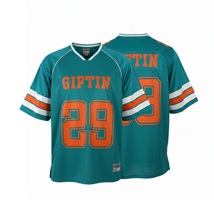 Camisetas de fútbol americano de malla personalizadas con estampado de serigrafía, transpirables, de talla grande, para jóvenes, con diseño de anime y estilo urbano. - Product Image 2