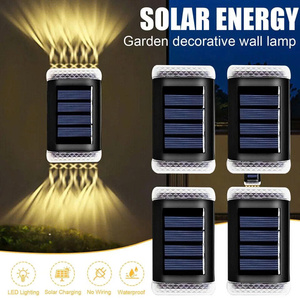 Lámpara LED Solar de pared impermeable IP65, superbrillante, para exteriores, valla, puerta, jardín, decoración, lámpara de techo - Product Image 4