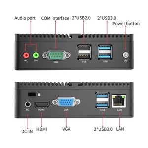 Dual Core personalizzato Single Lan Nic Board Controller Mini-Pc Mini Pc-1 Com <span class=keywords><strong>Ddr3</strong></span> Celeron N2830 Fanless Industrial Mini Pc - Product Image 2