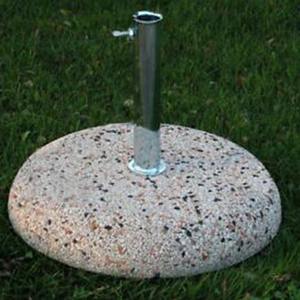 Base per Ombrellone da Giardino 45 cm con Tubo Interno da 42 mm, Cemento Graniglia 25 kg per Ombrelloni e Basi da Patio - Product Image 2