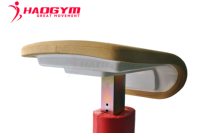 Cheval de gymnastique rouge HAOGYM pour l'entraînement, table de saut réglable, équipement de gymnastique