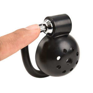 Sıcak satış ABS Mini kafes tam Set nefes kafa üretral sesler için BDSM esaret erkek bekaret cihazı seks oyuncak çift - Product Image 2