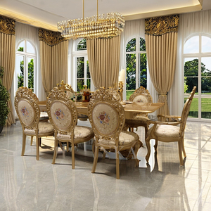 Hiện đại sang trọng bàn ăn đặt cho <span class=keywords><strong>8</strong></span> hoàn chỉnh nhà ăn đồ nội thất phòng thoải mái ghế đặt cho khách sạn căn hộ biệt thự sử dụng - Product Image 1