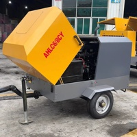 Compresseur d'air rotatif à vis, portable, robuste, à moteur diesel, pour l'exploitation minière et le forage de construction