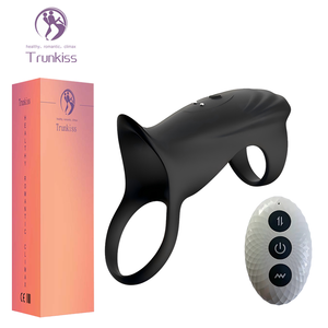 Männlicher elektrischer Sperma-Sicherungs ring Erwachsene Produkte Sexspielzeug Drahtlose Fernbedienung oder App-Steuerung Sperma-Sicherungs ring - Product Image 1