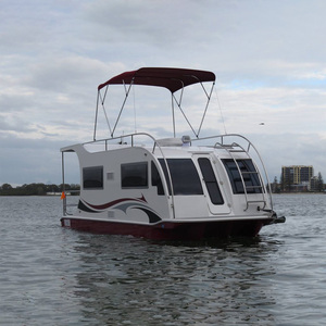 Thiết kế mới sang trọng nhôm phao Nhà thuyền sang trọng nổi nhà prefab Hàn đổ bộ du thuyền với động cơ phía ngoài - Product Image 2