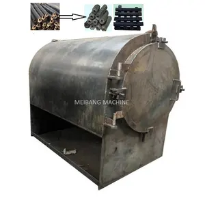 Horno de retorta de carbón sin humo, máquina para hacer biocarbón, horno de carbonización continua, estufa, máquina para hacer biocarbón