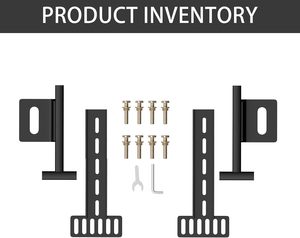 Supports de tête de lit réglables pour cadre de lit en métal, <span class=keywords><strong>kit</strong></span> d'<span class=keywords><strong>extension</strong></span> de pied de lit - Product Image 3