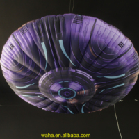 Özelleştirilmiş LED Işıklı Şişme Uzay Gemisi Şişme UFO Modeli Temalı Parti Süslemeleri İçin