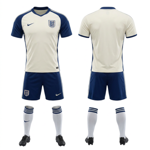 Chemises de football rétro Uniformes de football Hommes Adultes Enfants Kit Personnaliser Mbappe 9 # Maillot de football - Product Image 1
