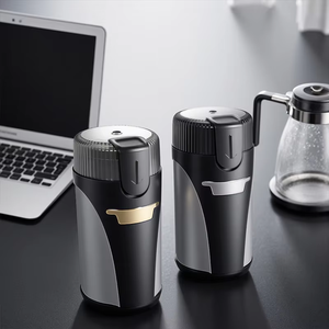 เครื่องบดเมล็ดกาแฟอัตโนมัติ ตัวเครื่องทำจากสแตนเลส 304 น้ำหนักเบา พกพาสะดวก สำหรับใช้ในครัวเรือนขนาดเล็ก ตัวเครื่องทำจากพลาสติก - Product Image 4