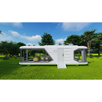 Appartement de luxe V7+ pour hôtel, chambre King Size, structure en acier, étanche, sans terrasse, surface complète