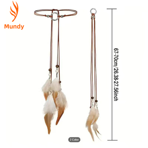Coiffe légère en plumes de 15g pour festival de musique, <span class=keywords><strong>rave</strong></span> party, vitrine, mariage, décoration de salon - Product Image 6