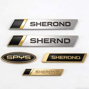 Emblemas Personalizados para Autos, Insignias de Motocicleta de Plástico ABS, Letras Metálicas de Aluminio, Calcomanías, Placas con Nombre y Logotipo en Relieve 3D - Product Image 1