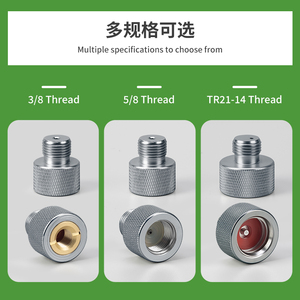 Wyin <span class=keywords><strong>Aqua</strong></span> G5/8 a UNF3/8 UNF5/8 TR21.4 Adaptador para botellas y válvulas de acuario - Product Image 4