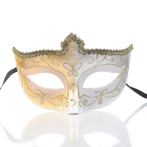 Masque de bal sexy en dentelle dorée pour femmes et filles, idéal pour les soirées costumées, les bals masqués et l'Halloween - Product Image 4