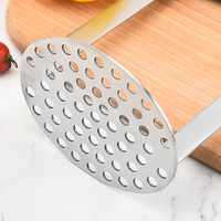 Écrase-pommes de terre en acier inoxydable 430, presse-purée manuel pour la cuisine, idéal pour écraser et purer les aliments pour bébés à la maison