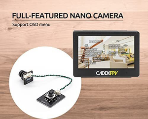 Caméra analogique Caddx 1.8mm 1200TVL avec OSD 2g pour pièces de drone - Product Image 4