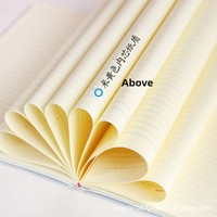 Quantité minimale de commande bas expédition rapide B5 pochette en plastique cahier à couverture rigide 100 feuilles 200 Pages petit design Simple frais pour l'école collège