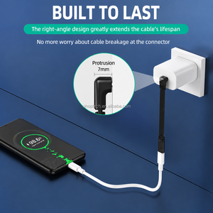 Cable Flexible de Silicona Tipo C con Curvas Arriba/<span class=keywords><strong>Abajo</strong></span>/Izquierda y Derecha, Transmisión de Datos USB 2.0, Cable de Datos Tipo C PD65W - Product Image 5