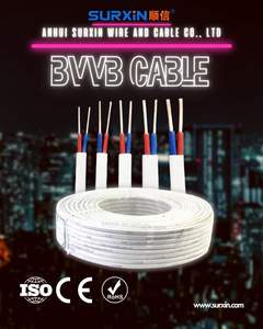 <span class=keywords><strong>สาย</strong></span>เคเบิลปลอกแบน BVVB <span class=keywords><strong>2</strong></span> core 1.5 <span class=keywords><strong>2</strong></span>.5 4.0mm ² สำหรับพื้นผิวสาย<span class=keywords><strong>ไฟ</strong></span>ภายในบ้าน - Product Image 6