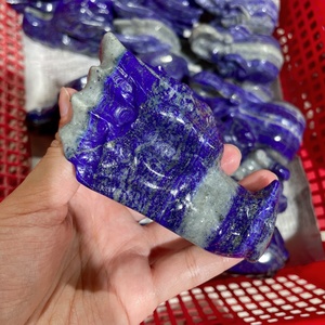 Venta al por Mayor de Calaveras Talladas en Lapislázuli Natural de Alta Calidad, <span class=keywords><strong>Elefante</strong></span>, Cabeza de Dragón, Cristales Curativos, Artesanías de Feng Shui, Decoración para el Hogar - Product Image 4