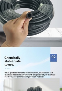 맞춤형 NBR/EPDM 고무 자동차 연료 호스 검정색 다양한 크기 노화 방지 내유성 매끄러운 표면 검정 연료 파이프 - Product Image 5