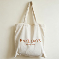 Sac fourre-tout en toile de coton de taille moyenne imprimé sur mesure, réutilisable et durable, sac de shopping en coton