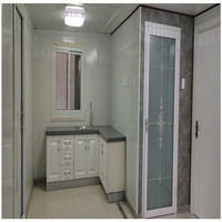 Maison modulaire en acier de 20 pieds, préfabriquée, bureau et chambre pliables, extensible avec mur de remise Proctor Corner