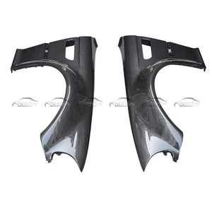 Carbon Fiber Front Side Bumper Fender Air Intake Vent <b>Splitter</b> Carbon Black Vacuum Molding for BMW E46 M3 1998-2003 Auto Tuning - Product Image 2