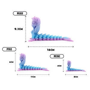 Vashine <span class=keywords><strong>3D</strong></span> imprimé personnalisé figurine sirène coloré PLA jouet maison ornements Joint mobile Sea-<span class=keywords><strong>maid</strong></span> matériaux écologiques Toi - Product Image 6