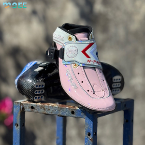 Scarpe da Pattinaggio Inline Professionali SeeMore in Fibra di Carbonio Integrata, Stivali da Gara a 7 Strati in Fibra di Carbonio per Pattinaggio di Velocità - Product Image 1