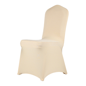 Venta caliente 300g Housse De Chaises blanco champán funda para silla para fiesta en casa funda de asiento antideslizante Color personalizado funda para silla - Product Image 1