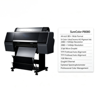 Impresora Fotográfica de Formato Ancho SureColor P8080 de 44 Pulgadas, Reacondicionada de Segunda Mano, con Tinta UltraChrome HD de 9 Colores para Bellas Artes