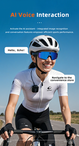 V06 AI Smart Sports <b>Camera</b> <b>Glasses</b> 8MP 1200P Video AI Anti-Shake IP54 Bluetooth Translation - Product Image 6