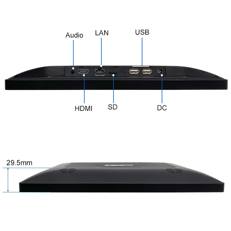 11.6 Inch Industrial All-in-One PC AMD RK3399 4G+32G Capacitive Touch Screen Tablet IPS 1080p DDR4 RAMBO Android Panel PC
