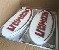 Badge de voiture OEM BBT en plastique chromé, étanche, auto-adhésif, à usage unique, couleur personnalisée, logo personnalisé, vente en gros, pour camion tout-terrain