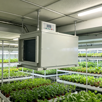Nouveau déshumidificateur d'air commercial à conduit numérique intelligent électrique 150L à haute efficacité monté au plafond