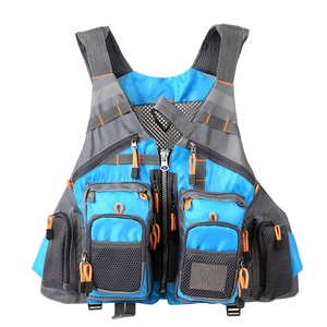 Jersey — <span class=keywords><strong>gilet</strong></span> de pêche multipoches universel, léger, respirant, pour surf, pêche à la <span class=keywords><strong>mouche</strong></span>, nouvelle collection, 2019 - Product Image 2