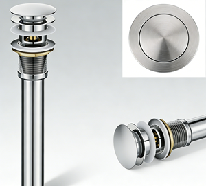 ชุดท่อระบายน้ำสแตนเลสทนการกัดกร่อนสำหรับห้องน้ำและห้องครัว - Product Image 1