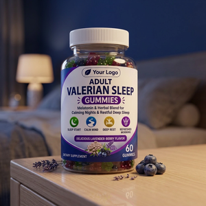 Gomitas Veganas de Valeriana con Sabor Natural a Bayas, Gomitas Masticables a Base de Pectina de Frutas para la Relajación en la Rutina Nocturna - Product Image 4