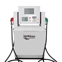 Dispensador de Combustible para Gasolinera Welldone WD, 2 Boquillas, Montaje en Pedestal, 750W, 220V/380V, Hecho en China