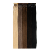 Nouvelles extensions de cheveux russes brutes de 2e génération 6D, 100% cheveux humains naturels, extensions de cheveux 6D de deuxième génération