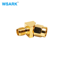 Conector SMA Macho a SMA Hembra 45, Precio de Fábrica al por Mayor °   Adaptador Coaxial RF de Ángulo Recto, Conector de 50 Ohmios, Fabricante