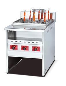 LYROE Restaurante comercial Convección eléctrica Acero inoxidable Multi-Quemador Pasta Spaghetti <span class=keywords><strong>Caldera</strong></span> Cocina con gabinete - Product Image 3