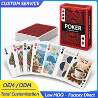 Impression de cartes à jouer personnalisées OEM, jeu de poker personnalisé avec logo, fabricant de cartes à jouer en papier, vente en gros de cartes de jeu en cadeau