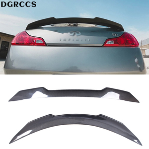 DGRCCS Series G37 2Door Coupe PSM Style Carbon Fiber Polished Rear Spoiler Trunk Wing 2008-2012 <b>Tape</b> - Product Image 1