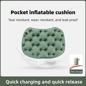 แผ่นรองนั่งเป่าลมแบบถักเบาพิเศษเบาะรองนั่งกลางแจ้งทนทานสำหรับการเดินป่าแบกเป้ตั้งแคมป์ - Product Image 2